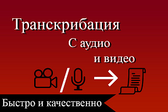 Качественная транскрибация