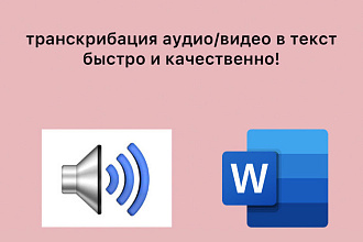 Переведу аудио,видео в текст
