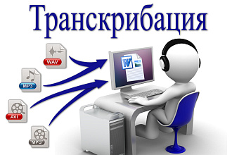 Копирайтинг + транскрибация аудио и видео
