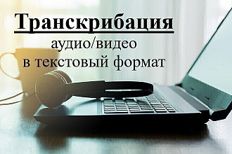 Переведу ваш текст из аудио,видео в печатный формат