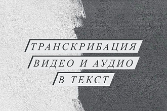 Видео в текст