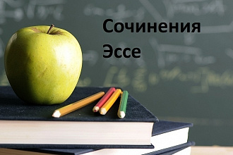 Напишу эссе, тексты для школы