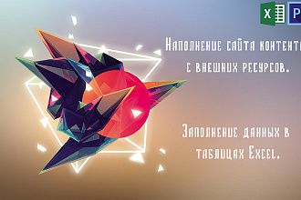 Наполнение сайта контентом с внешних ресурсов