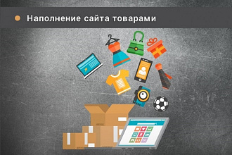 Наполнение интернет-магазина товаром