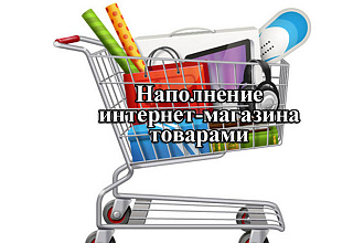 Наполнение интернет-магазина и ВК товарами