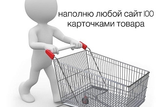 Наполнение сайта товаром