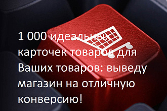Продающие описания к карточкам товаров - до 100 описаний в день