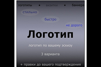 Создам логотип по вашему эскизу