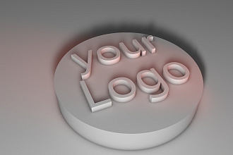 Дизайн логотипа в 3D