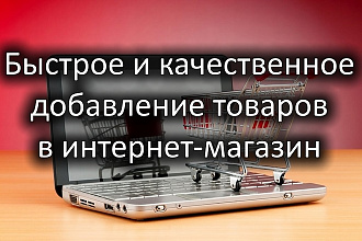 Добавление товаров в интернет-магазин