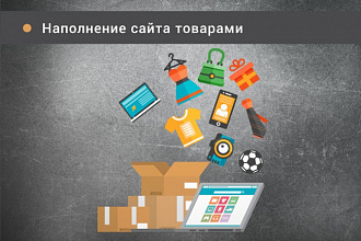 Наполнение интернет-магазина товаром