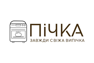Логотип и визитная карточка пекарни в минималистическом стиле