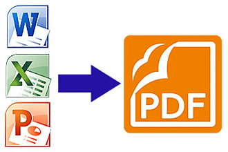 Конвертирую в pdf презентацию powerpoint, текстовый документ