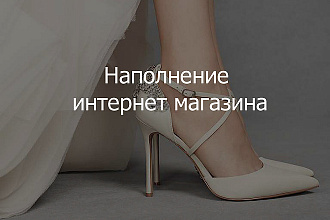 Наполнение интернет-магазина