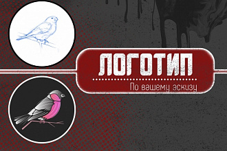 Создание логотипа по эскизу