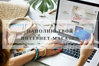 Наполню товаром ваш интернет-магазин