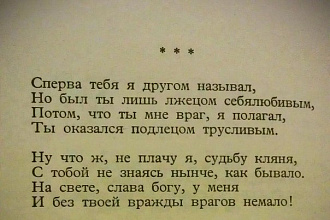 Стихотворение на любую тематику
