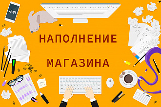 Наполнение магазина товарами