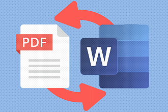 Конвертация в разные форматы, правки в PDF и Word файлах