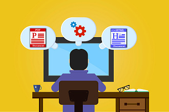 Преобразую PDF документ любой сложности в HTML файл со 100% точностью