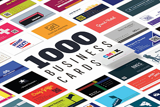 1000 шаблонов визиток для Adobe Illustrator