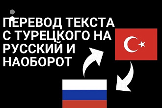 Переведу любой текст с турецкого языка на русский и наоборот