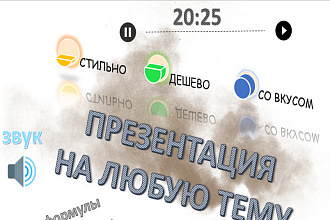 Сделаю презентацию на любую тему
