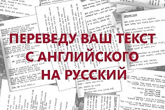 Переводы с русского на английский от носителя