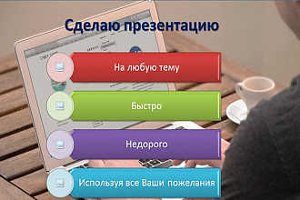 Сделаю презентацию на любую тему