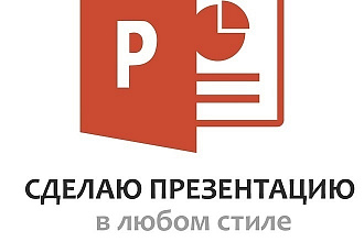 Сделаю презентацию на любую тему
