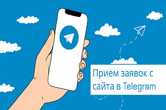 Настрою прием заявок с сайта в Telegram