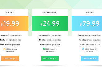 WP Pricing Table Builder адаптивные таблицы цен Плагин для WordPress