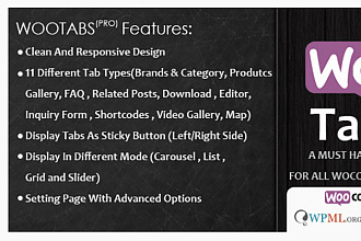 Woocommerce Tabs Pro Дополнительные Вкладки на странице товара