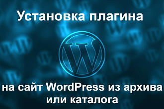 Установка плагина на сайт WordPress