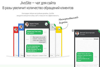 Установлю и настрою чат JivoSite на вашем сайте