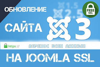 Обновлю сайт на Joomla для работы по SSL