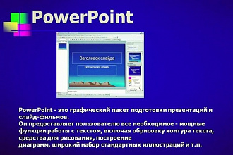 Создание презентации в ms powerpoint