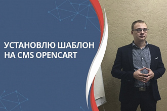 Установлю шаблон на CMS Opencart