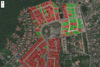 Интерактивная карта поселка, генплан