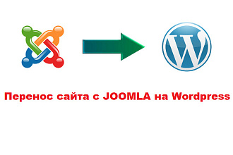 Перенесу сайт с Joomla на Wordpress