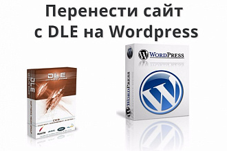 Перенесу ваш сайт с DLE на Wordpress