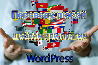 Переведу на русский любой плагин или шаблон Wordpress