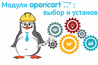 Установлю любые модули для Opencart