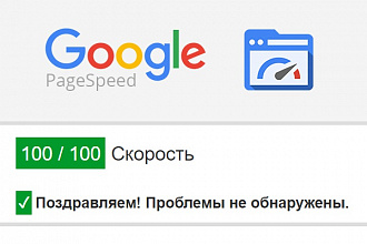 Увеличу оценку Google PageSpeed, ускорю сайт (Wordpress, Joomla)