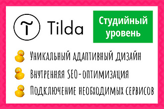 Доработка и настройка сайта на Tilda
