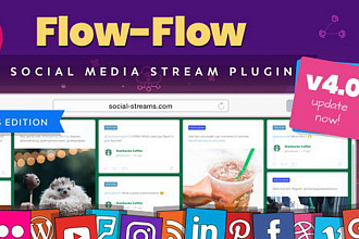 Установка Flow-Flow плагина для стриминга контента из социальных сетей