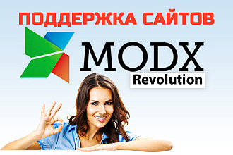 Постоянная поддержка сайтов на MODX Revolution