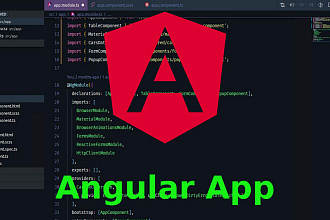 Создам сайт на Angular