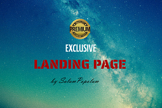 Exclusive Landing page by SalamPopolam