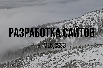 Разработка сайтов и landing pages на HTML5 и CSS3